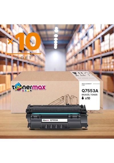Hp Laserjet P2014 Uyumlu Toner Çipli Q7553a 10'lu 3.000 Sayfa