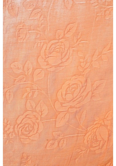 Jakarlı Müslin Battaniye 120 X 120 Yavruağzı Çok Renkli