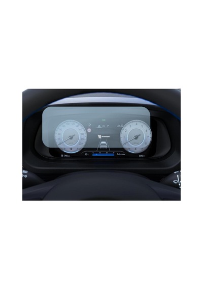 Hyundai Bayon Uyumlu Araç Ekran Koruyucu Dijital Gösterge 10.25 İnç Nano 9h Kırılmaz Şeffaf