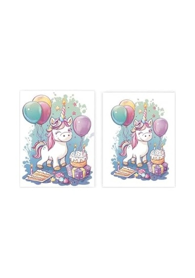 Unicornun Tatlı Dünyası, A4 Poster Ggk-pg031