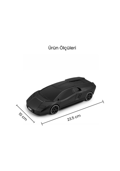 Metaforce Yeni Nesil Araba Modelli Bluetooth Hoparlör I Usb Girişli I Hafıza Kartlı I Type-c Şarj Girişli