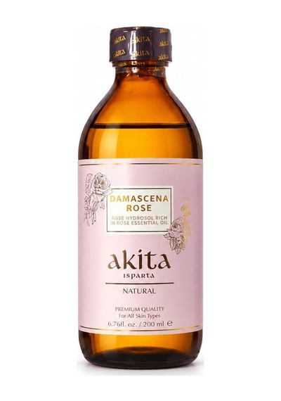 Doğal Yağı Alınmamış Gül Suyu Cam Şişe 200ml