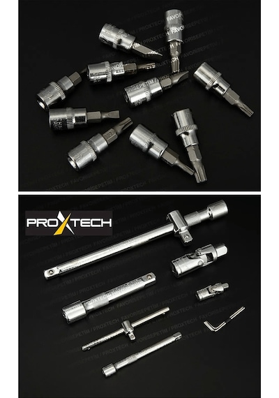 PROXTECH Profesyonel 108 Parça Çok Fonksiyonlu 1/2
