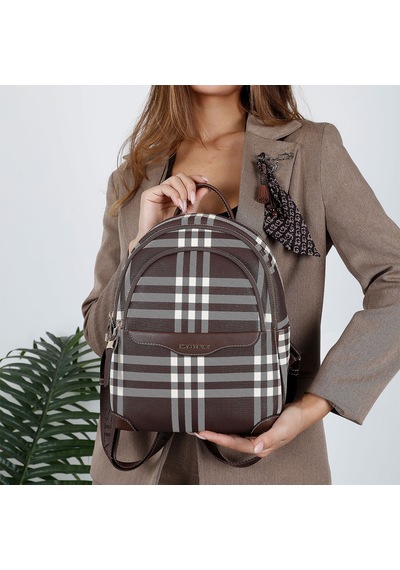 Silver & Polo Silver Polo Sp1265-m212 Sılver Polo Kadın Sırt Çantası Kahve - Kahve