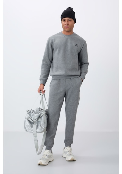 Tommy Life Gri Melanj Pamuklu Kalın İçi Tüylü Yumuşak Dokulu Comfort Fit Nakışlı Erkek Eşofman Takım -85265 GRİ MELANJ Tommy Life Gri Melanj Pamuklu Kalın İçi Tüylü Yumuşak Dokulu Comfort Fit Nakışlı Erkek Eşofman Takım -85265 GRİ MELANJ