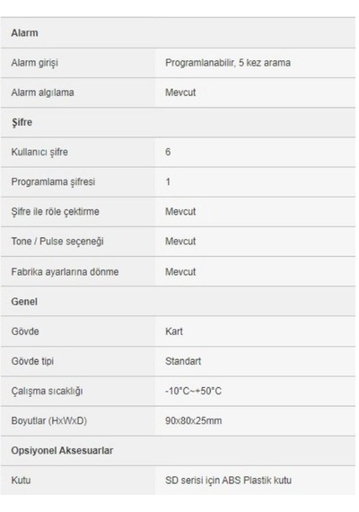 Eds Sd800 Yangın Alarm Sistemleri İçin Telefon Arayıcı