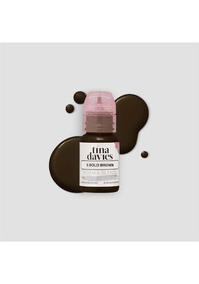 Perma Blend Tina Davies Bolder Brown Kalıcı Makyaj Kaş Pigmenti 15ml Diğer