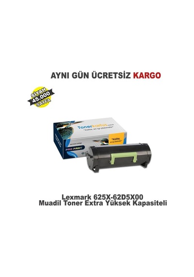 Lexmark Ms811De | 62D5X00 ( 625X ) Uyumlu Toner 45.000 Sayfa