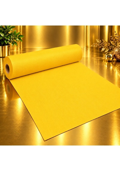 Vıp 15 Metre Sarı Tela Kumaş Sarı Elyaf Kumaş Sarı Avm Noel Yılbaşı Süsleme Kumaşı 70 Cm Genişlik