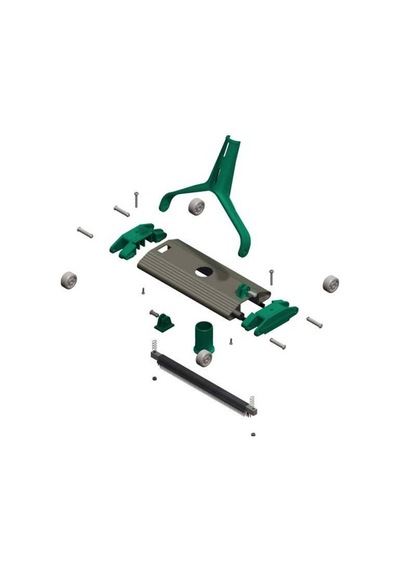 GEMAŞ Vakumlu Havuz Süpürgesi 2 inç Kelebek Vidalı Model 456 mm-T