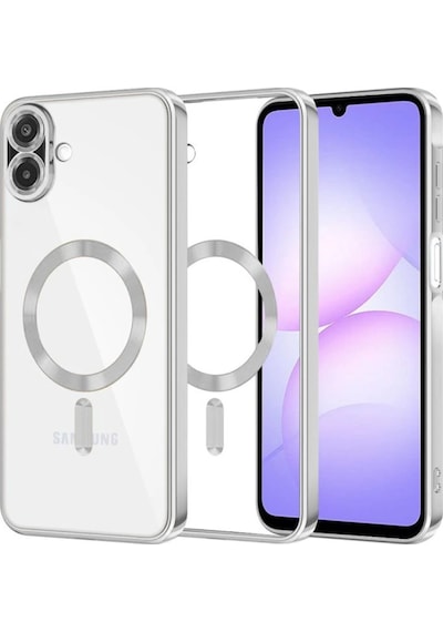 Samsung Galaxy Uyumlu A07 4g Kross Magneticsafe Kapak - Gümüş Bzsxx00 1