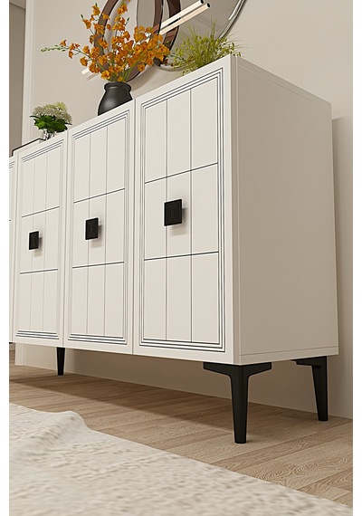 Ka1202b Yuka Konsol Ve Tv Sehpası Beyaz 120cm