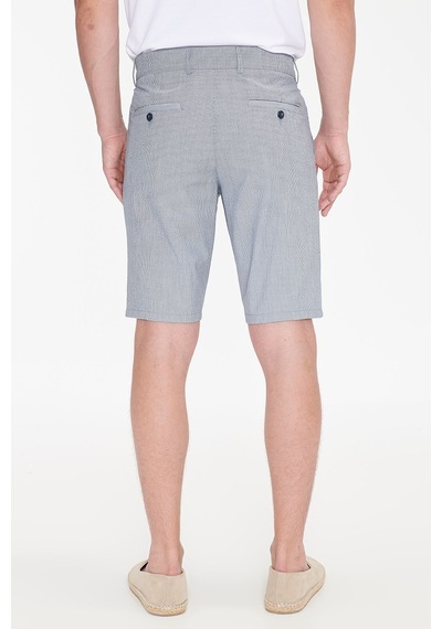 Ac&co Erkek Lacı Slim Fit Dar Kesim Yan Cepli Gofre Desenli Esnek Şort