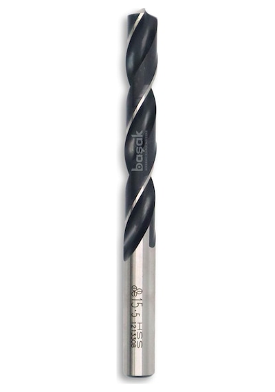MTE 15,5 mm Taşlanmış Metal Matkap Ucu HSS DIN 338