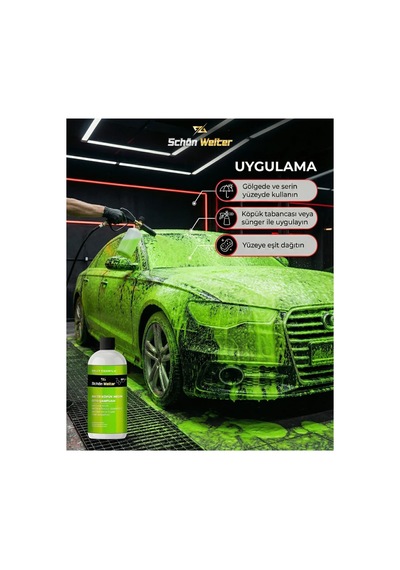 Araç Oto Aktif Köpük Neon Oto Şampuan 500ml Butterfly