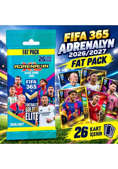 Bezos Fıfa 365 2026/2027 Adrenalyn Fat Pack Paket Dlra