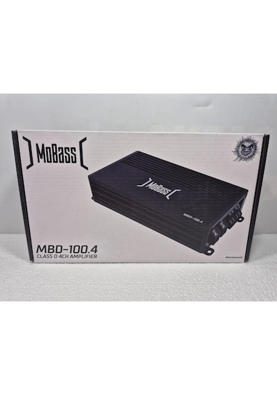 Mobass 4 Kanal Amfi 4 X 100 Rms Ses Ve Bass Amfisi Mobass Mbd-100.4 Oto Anfi