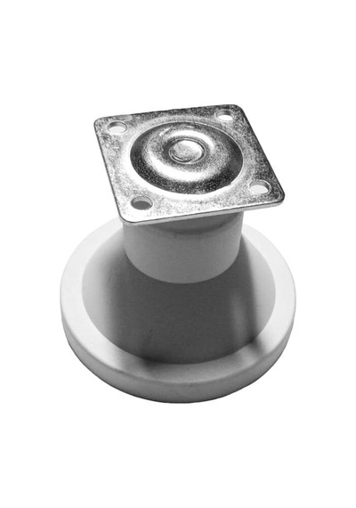 Vazo Ayak Beyaz Plastik Metal