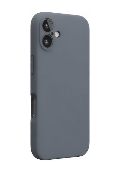 Apple iPhone  Uyumlu,  16 Plus Kılıf Nano İçi Kadife Silikon - Gri