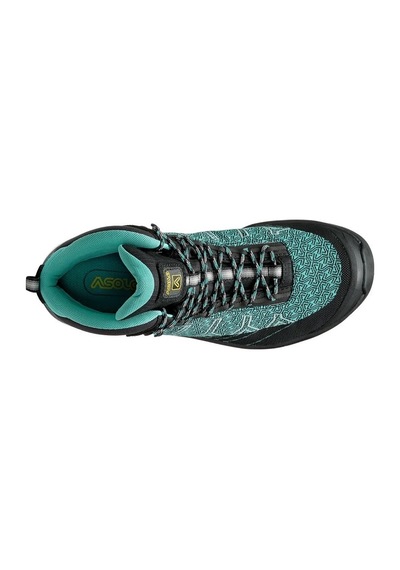 Asolo Falcon Black/aqua Green Gore Tex Kadın Outdoor Bot Mavi