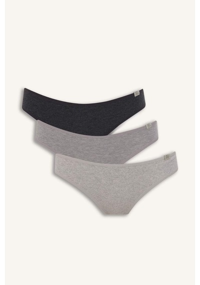 Defacto Ribana 3lü Brief Külot D6404ax26spar163 Antrasit-ar163