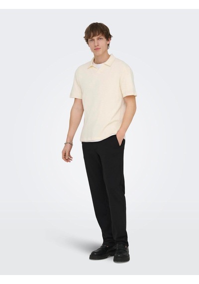 Only & Sons Erkek Normal Bel Siyah Pantolon - 22037907