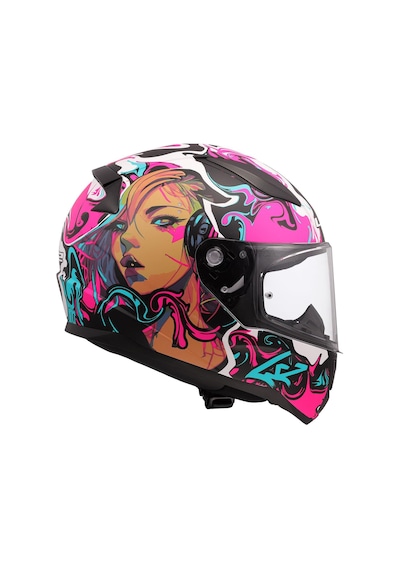 Ls2 Rapid 2 Cyberg Kapalı Kask Mor