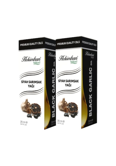 Hekimhan Bitkisel Siyah Sarımsak Yağı 2 x 20 ML
