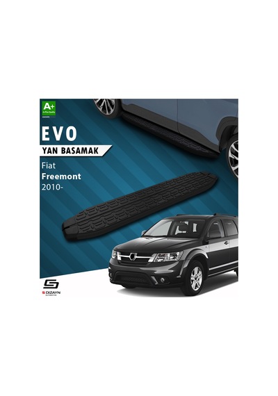 S-dizayn Fiat Freemont Evo Siyah Yan Basamak 183 Cm 2010 Üzeri