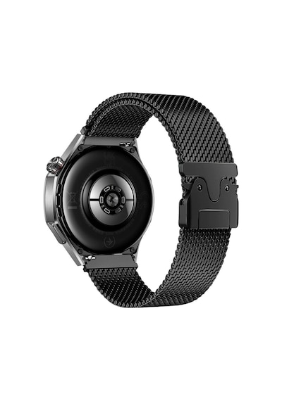 Kilifone - Xiaomi Amazfit Gtr 47mm 22mm Uyumlu - Kordon Metal Hasır Kordon - Krd-25 - Siyah - T36951
