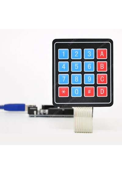 4 x 4 Matrix Membran Keypad 16 Buton Tuş Takımı Keyboard Klavye Alarm Şifre Kilit Röle Kontrol