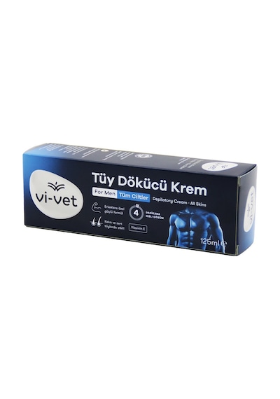 Vi-vet Tüy Dökücü Krem 125ml Bay - 24'li Paket