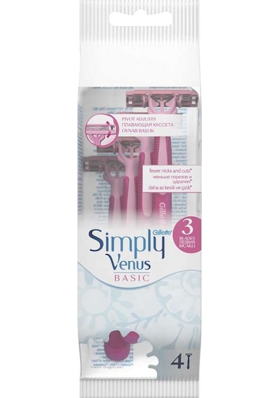 Gillette Venus Simply3 Bıçak 4'lü Basic
