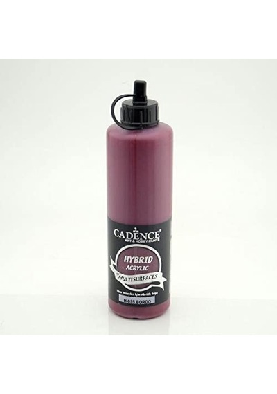 Hybrid Multisurface Akrilik Boya 500 Ml. H-055 Bordo Genel