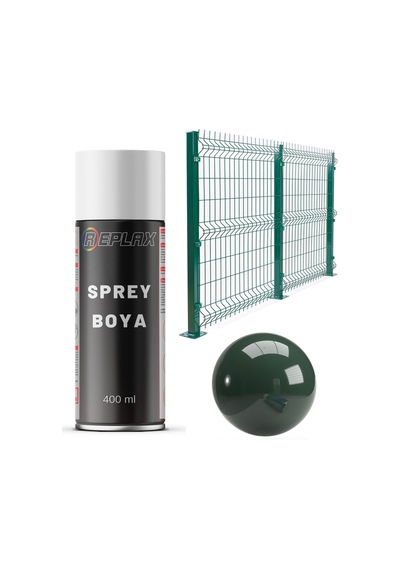 Replax Koyu Yeşil Bahçe Çit Sprey Boyası 400 Ml