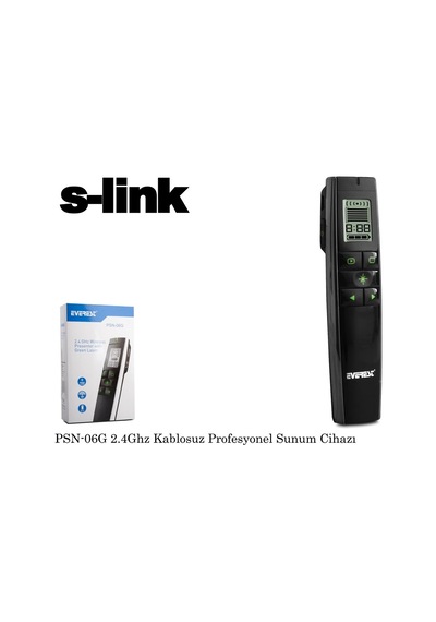 Everest Psn-06g 2.4ghz Kablosuz Profesyonel Presenter Kdo