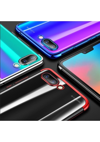 Huawei P Smart Renkli Seffaf Kamera Korumali Kaliteli Kilif 565671637