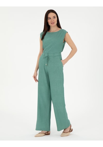 Pierre Cardin Kadın Yeşil Kısa Kollu Bluz 50301168-vr054 Yeşil