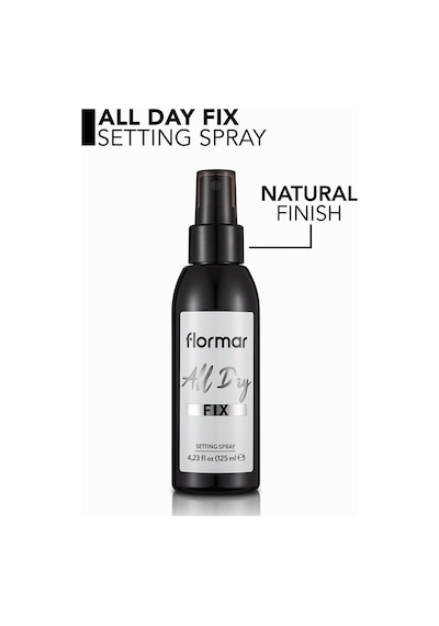 Flormar Doğal Bitişli Makyaj Sabitleyici Sprey - All Day Fix Setting Spray - 000 - 8682536023085