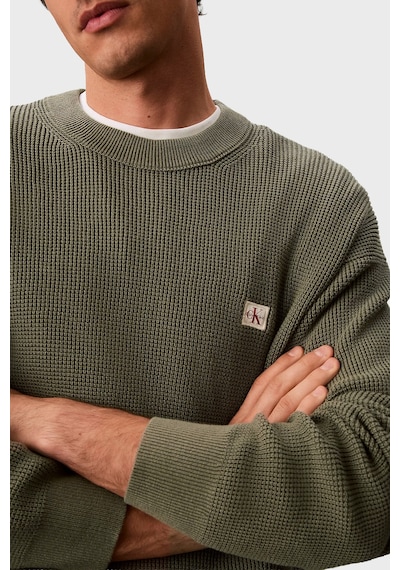 Calvin Klein Pamuklu Relaxed Fit Waffle Kazak Lv04rd313gldy Erkek Kazak Lv04rd313g Ldy Haki Calvin Klein Pamuklu Relaxed Fit Waffle Kazak Lv04rd313gldy Erkek Kazak Lv04rd313g Ldy Haki