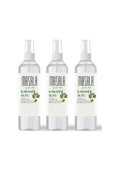 Masala %100 Doğal Saf Karanfil Suyu 3 x 125 ML