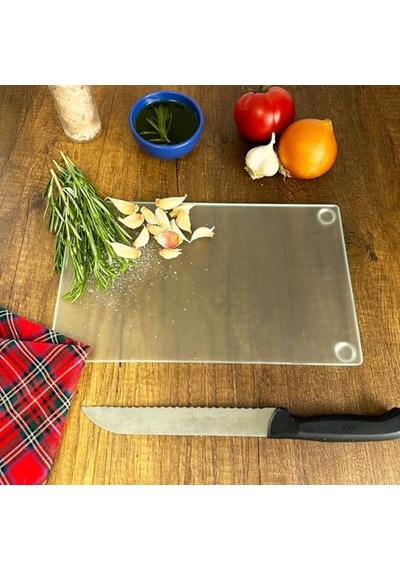 Cam Kesme Tahtası - Cam Kesme Tablası Satina Mat Cam, 17cm X 29cm Diğer