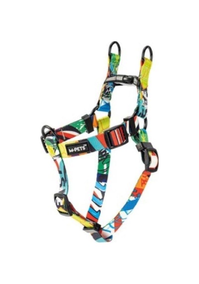 M-pets Urban Style Freestyle S Kilit Mekanizmalı Göğüs Tasması Göğüs 40 - 60 Cm Çok Renkli