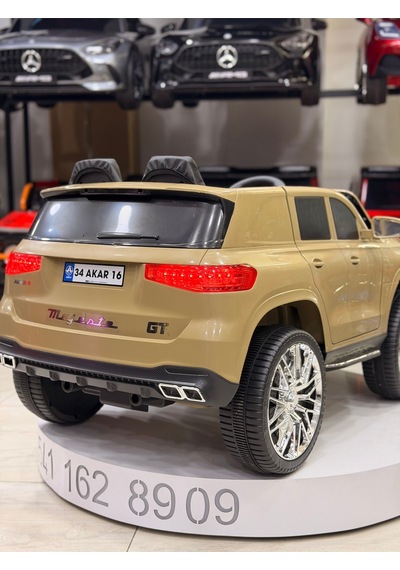 Audi Akülü Araba 0-6 Yaş Özel Plaka Hediye Bej