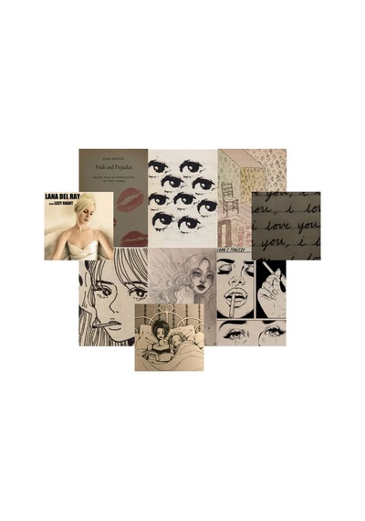 A5 Fairygrunge Wall Collage Poster Seti Hediyelik Genç Odası Estetik Duvar Afişi