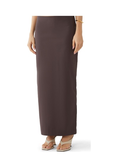 St. Agni Minimal Kolon Etek Kahverengi