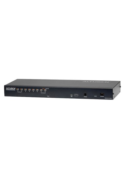 Digitus Ds 23200 8 Port Vga 1 Lokal 1 Uzak Ps/2 Usb 2.0 Kvm Net S