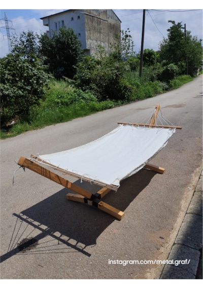 Ahşap Hamak Standı Hamak Ayağı Ahşap