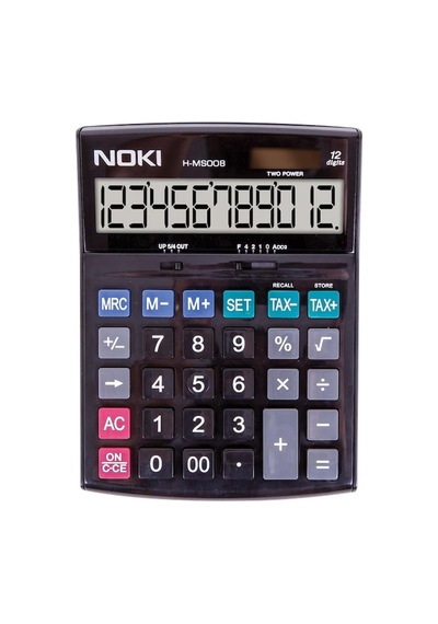 Noki H-ms008 Masa Tipi Hesap Makinesi Genel