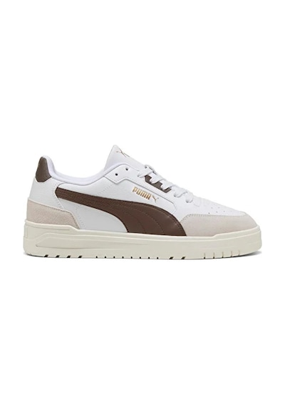 Puma Shuffle Downtown Og Erkek Spor Ayakkabı Beyaz Kahve Beyaz Kahve